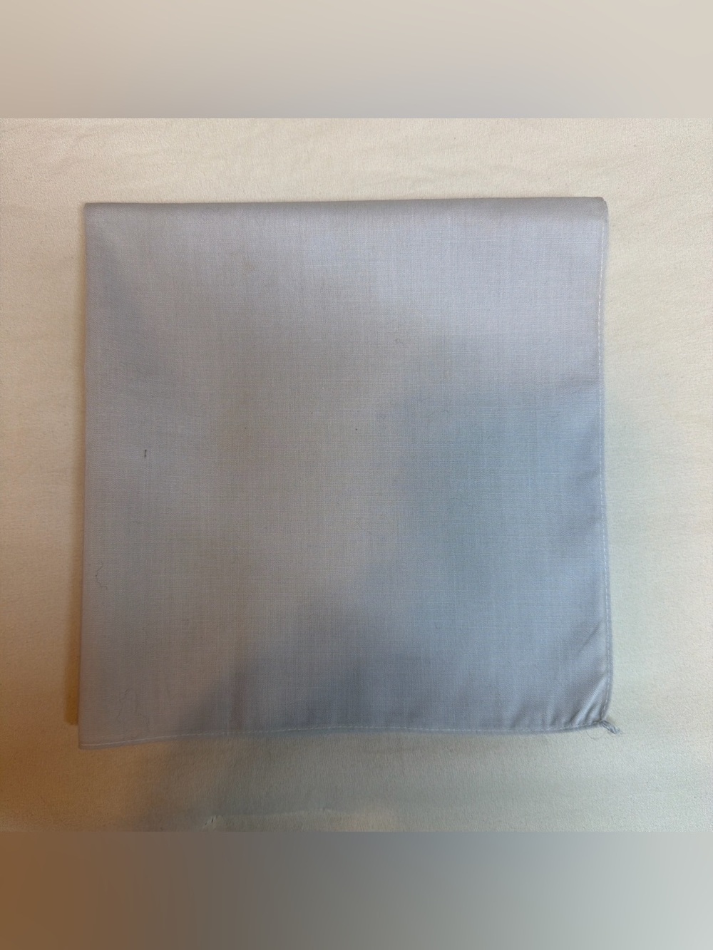 Men’s Light Gray Pocket Square/ Handkerchief